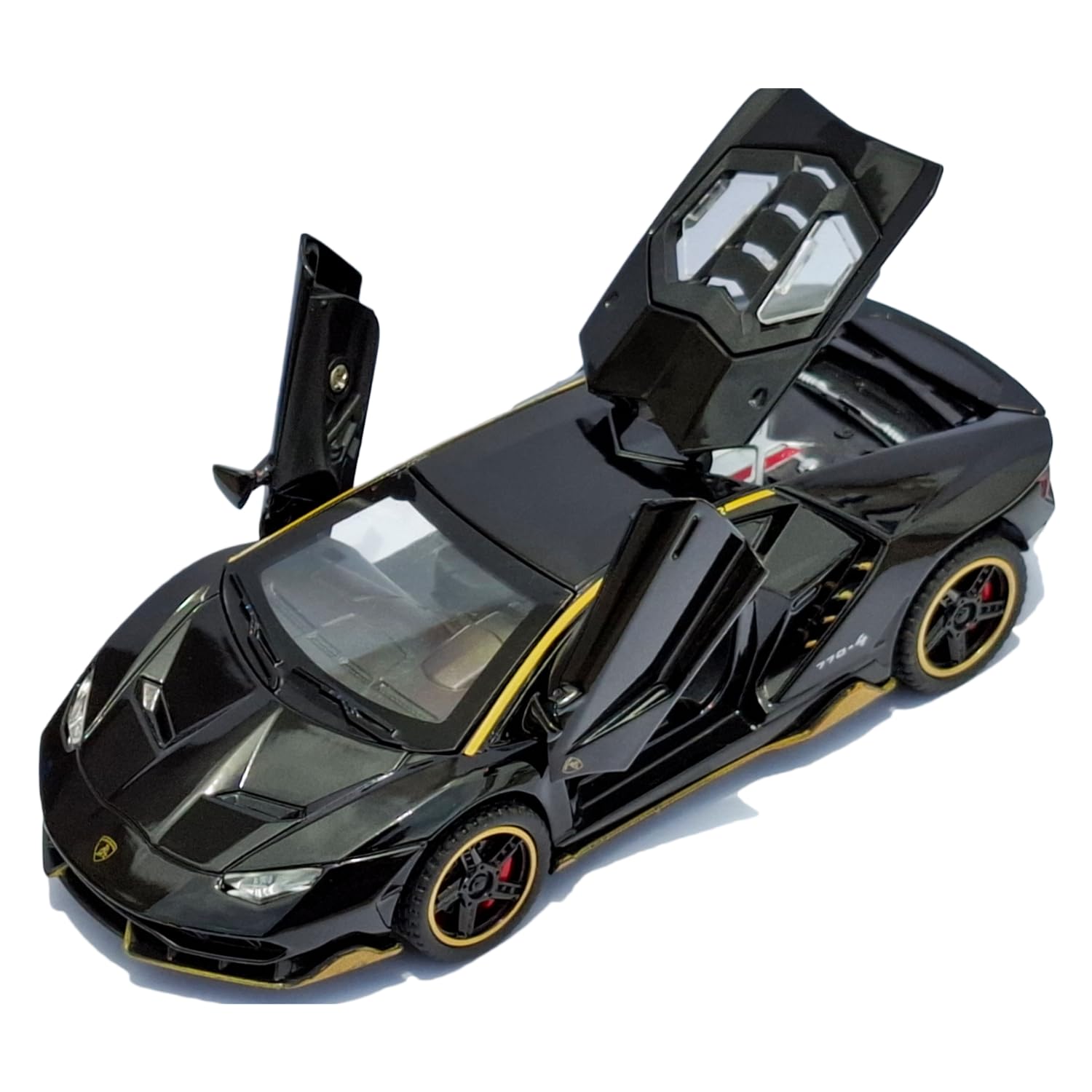 ZIPPITY ZAP Lamborghini Car Toy - Black 1:32 Scale Die-Cast Metal
